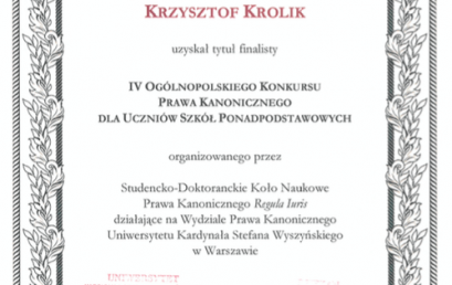 Sukces Krzysztofa Krolika
